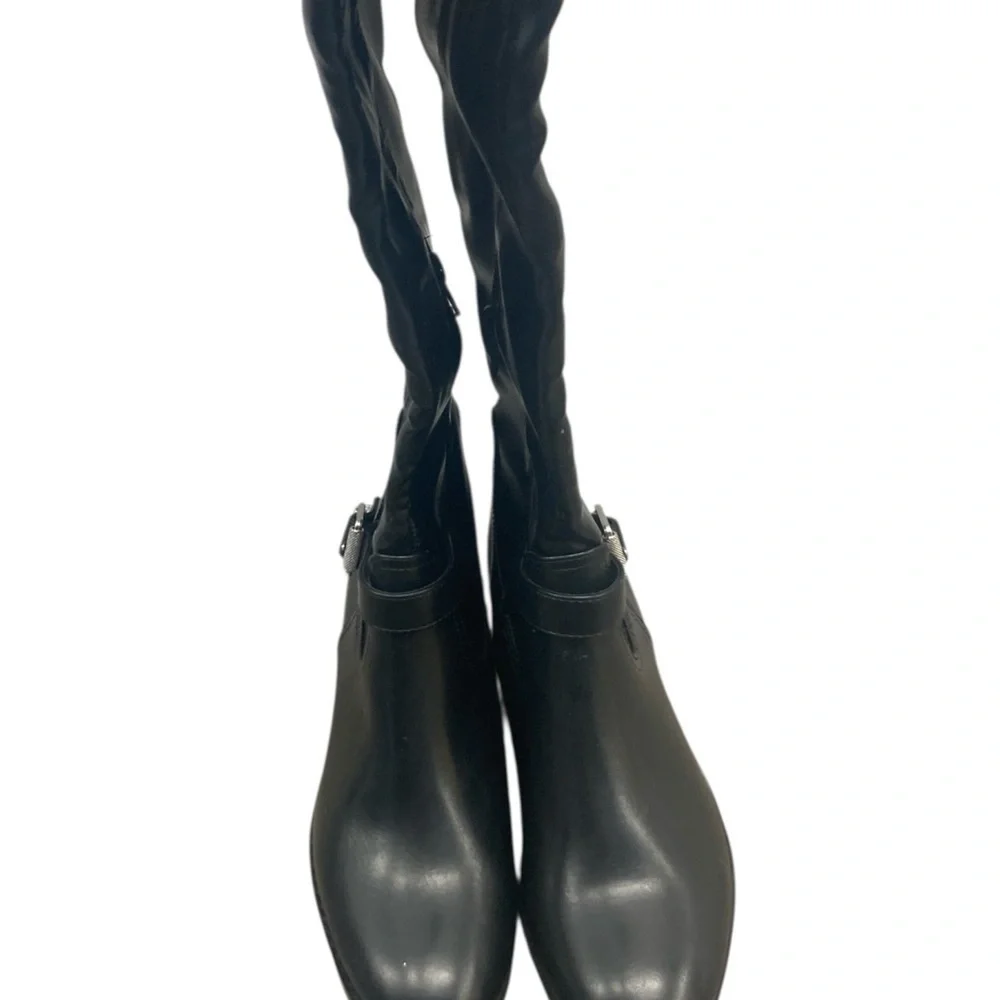 DV by Dolce Vita Shiny Black Boots knee high size 7.5